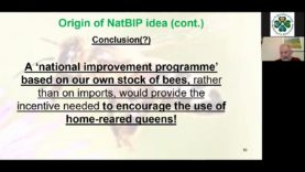 Jo WIddecombe presents "The National Bee Improvement Programme"